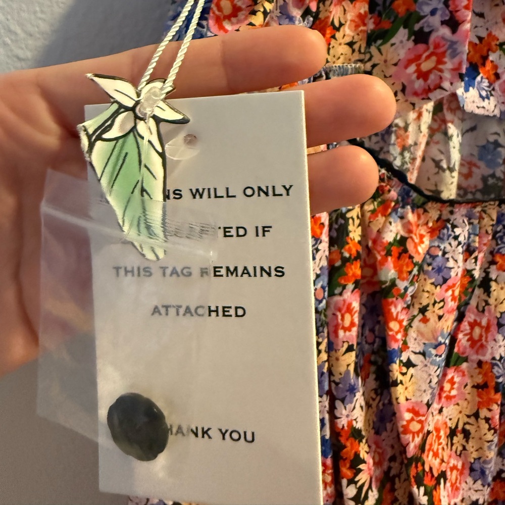 NWT Lil’ Lemons For Love & Lemons Floral Button Jumper - Picture 4 of 7